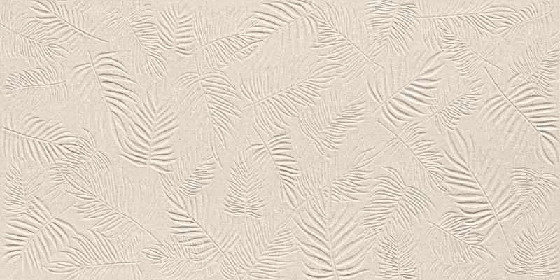 3D Leaf Ivory 40x80